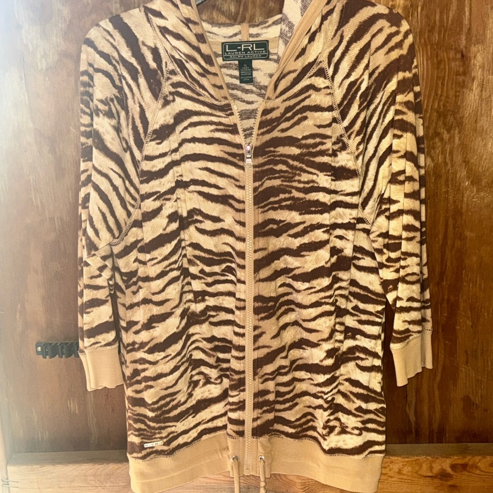 Ralph Lauren Zebra Print Hoodie